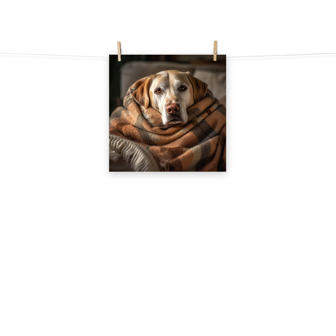 Labrador Retriever Photo paper poster - PosterfyAI.com