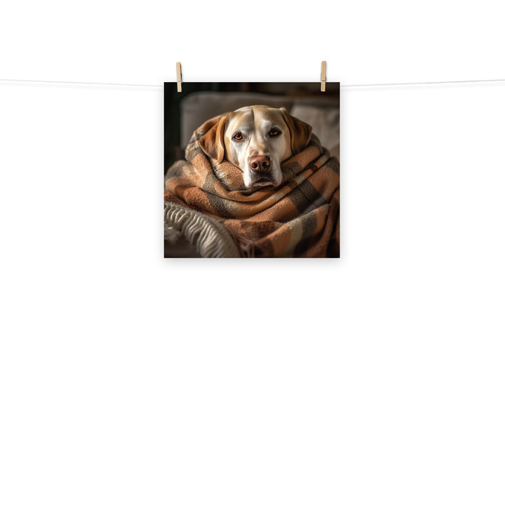 Labrador Retriever Photo paper poster - PosterfyAI.com