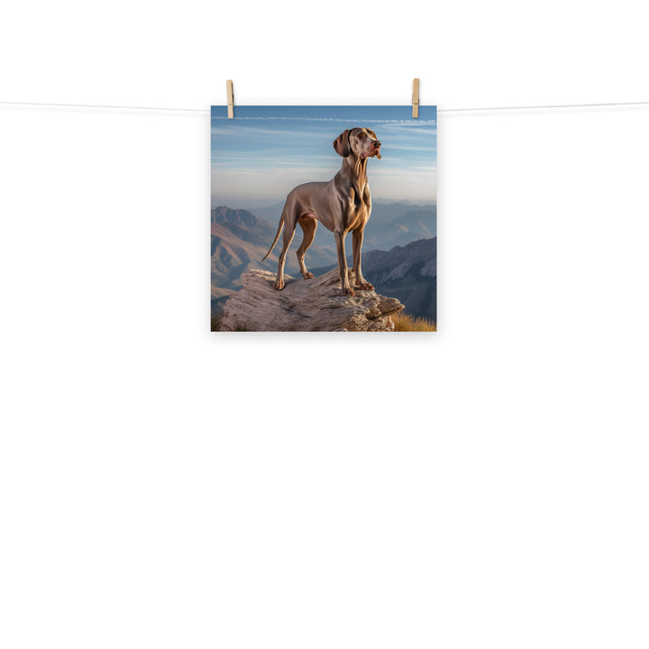 Weimaraner Photo paper poster - PosterfyAI.com