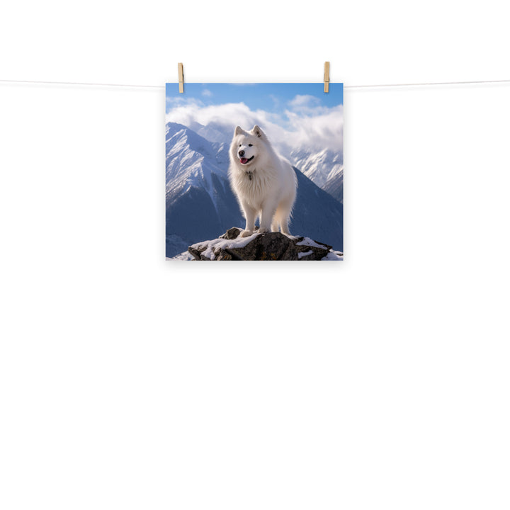 Samoyed Photo paper poster - PosterfyAI.com