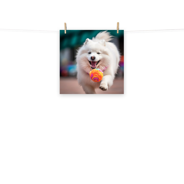 Samoyed Photo paper poster - PosterfyAI.com