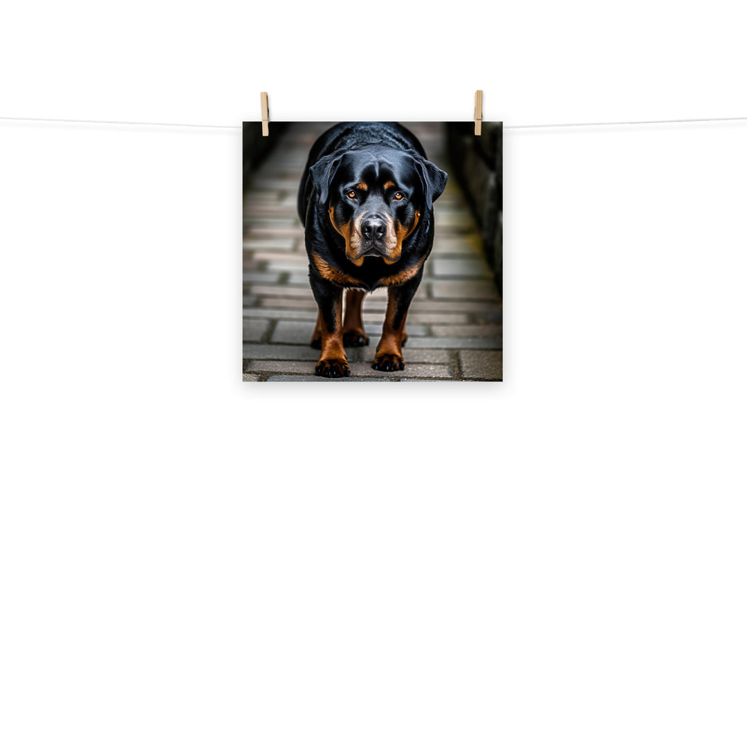 Rottweiler Photo paper poster - PosterfyAI.com