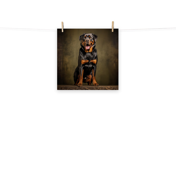 Rottweiler Photo paper poster - PosterfyAI.com