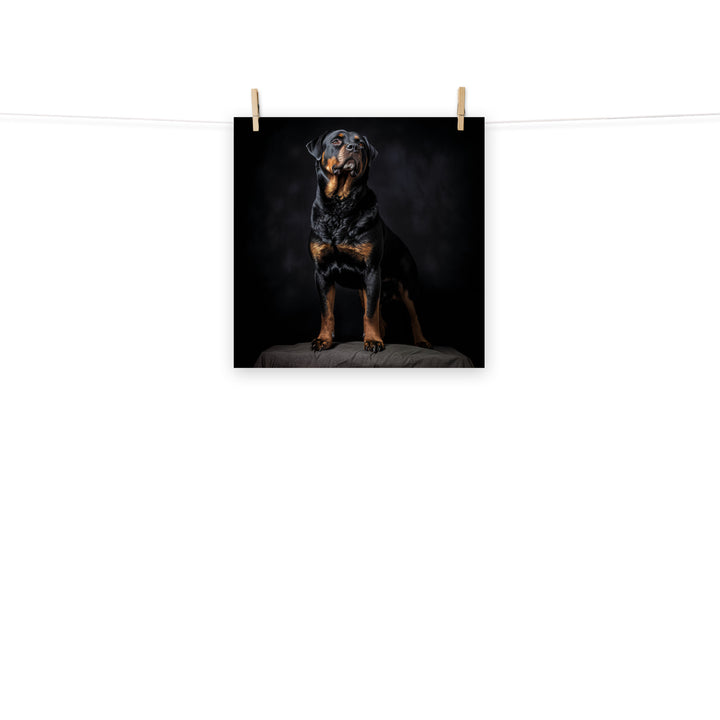 Rottweiler Photo paper poster - PosterfyAI.com