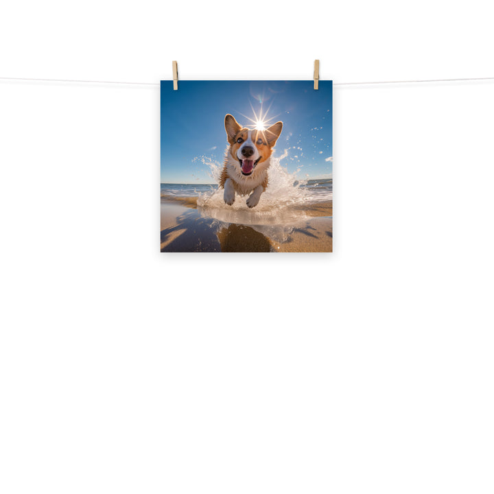 Welsh Corgi Photo paper poster - PosterfyAI.com