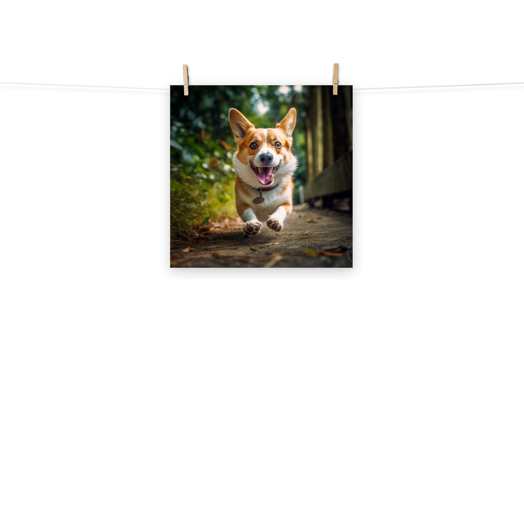 Welsh Corgi Photo paper poster - PosterfyAI.com