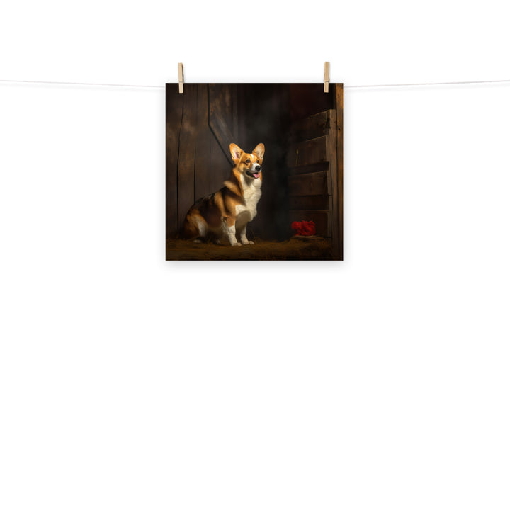 Welsh Corgi Photo paper poster - PosterfyAI.com