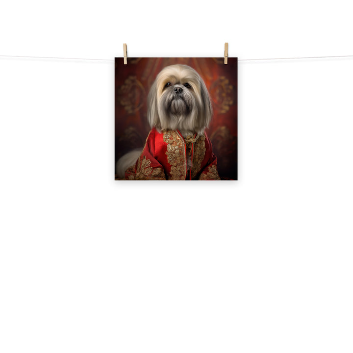 Lhasa Apso Photo paper poster - PosterfyAI.com