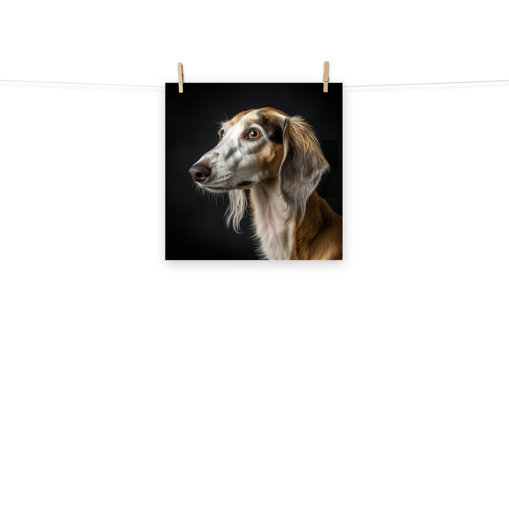 Saluki Photo paper poster - PosterfyAI.com