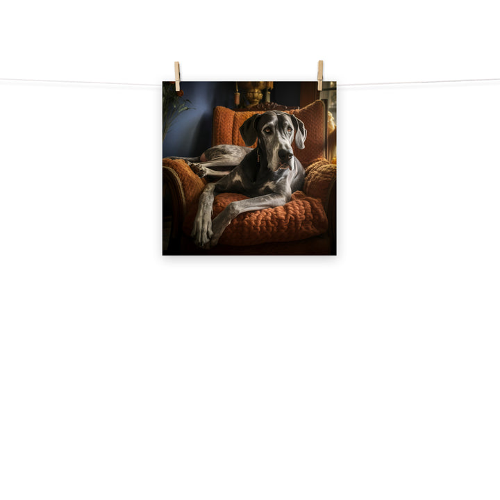 Great Dane Photo paper poster - PosterfyAI.com