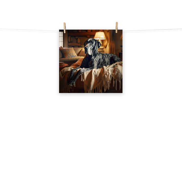 Great Dane Photo paper poster - PosterfyAI.com