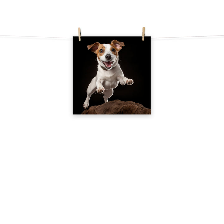 Jack Russell Terrier Photo paper poster - PosterfyAI.com