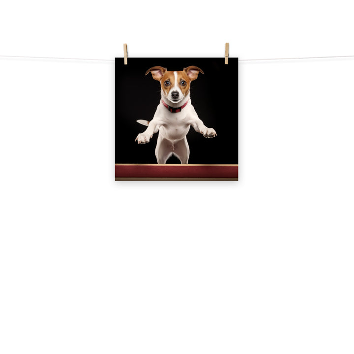 Jack Russell Terrier Photo paper poster - PosterfyAI.com