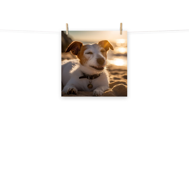 Jack Russell Terrier Photo paper poster - PosterfyAI.com