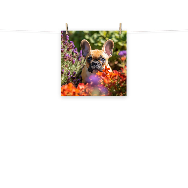 French Bulldog Photo paper poster - PosterfyAI.com