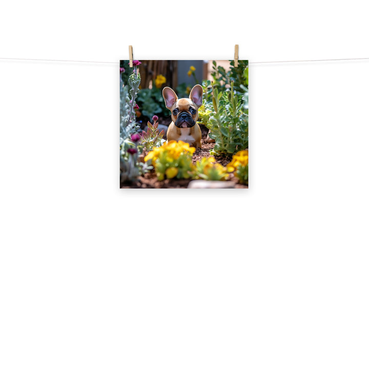 French Bulldog Photo paper poster - PosterfyAI.com