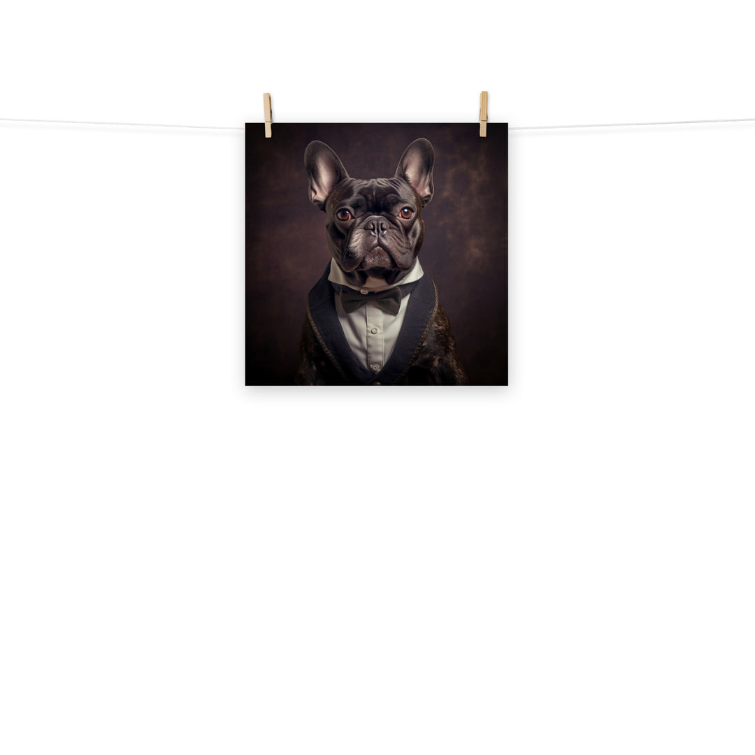 French Bulldog Photo paper poster - PosterfyAI.com