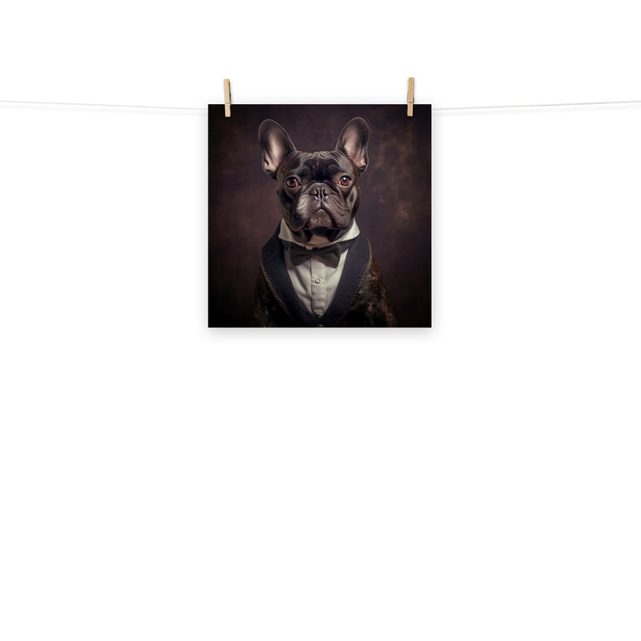 French Bulldog Photo paper poster - PosterfyAI.com