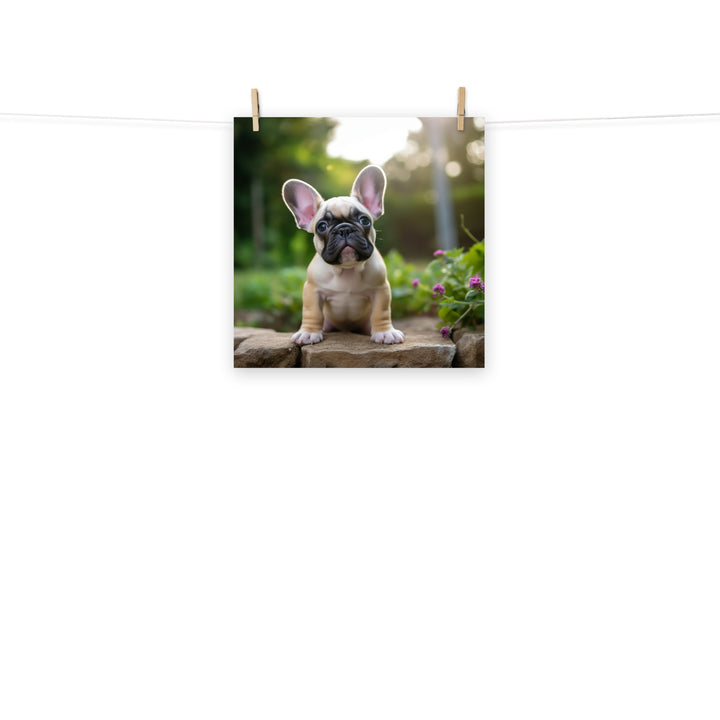 French Bulldog Photo paper poster - PosterfyAI.com