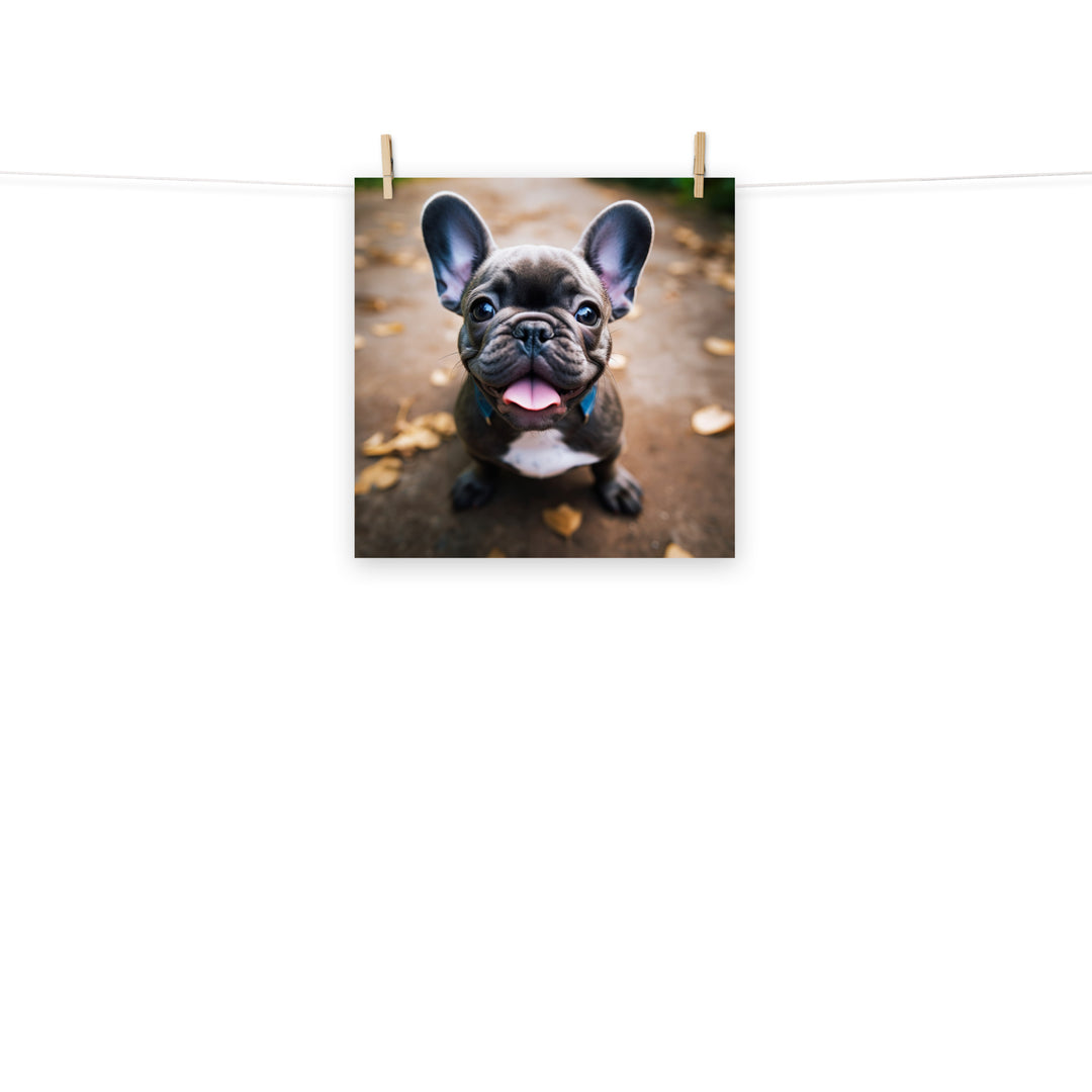 French Bulldog Photo paper poster - PosterfyAI.com