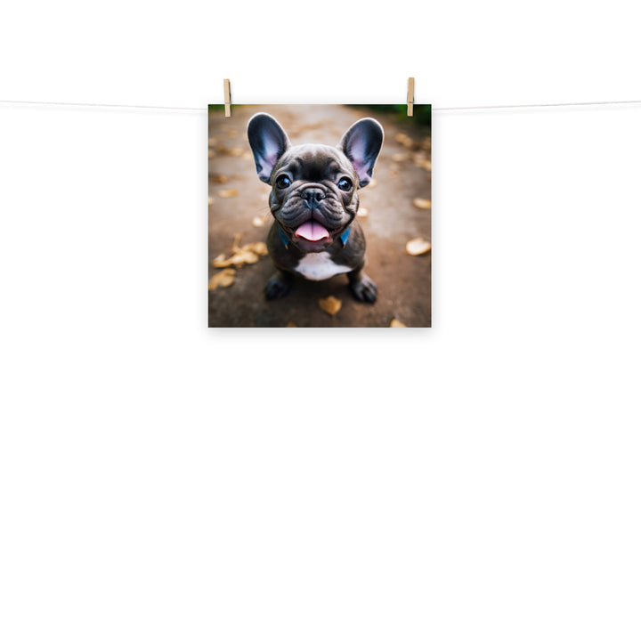 French Bulldog Photo paper poster - PosterfyAI.com