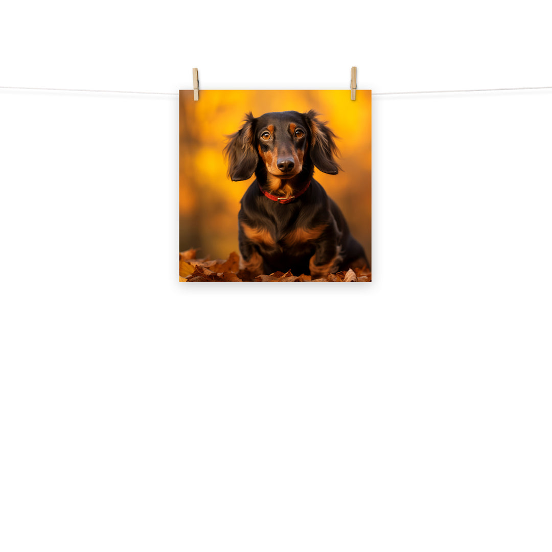 Dachshund Photo paper poster - PosterfyAI.com
