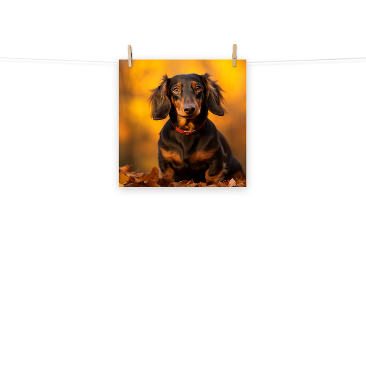 Dachshund Photo paper poster - PosterfyAI.com