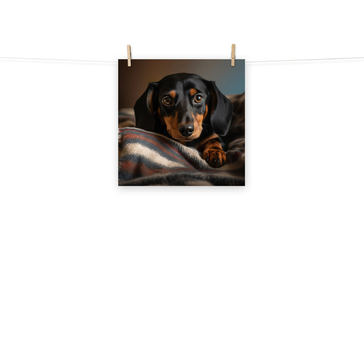 Dachshund Photo paper poster - PosterfyAI.com