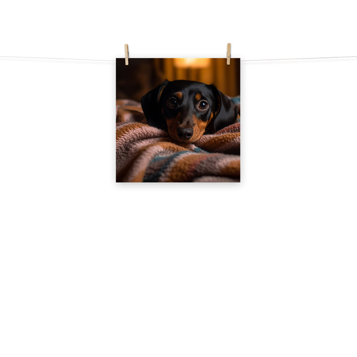 Dachshund Photo paper poster - PosterfyAI.com