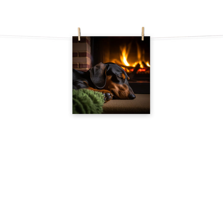 Dachshund Photo paper poster - PosterfyAI.com