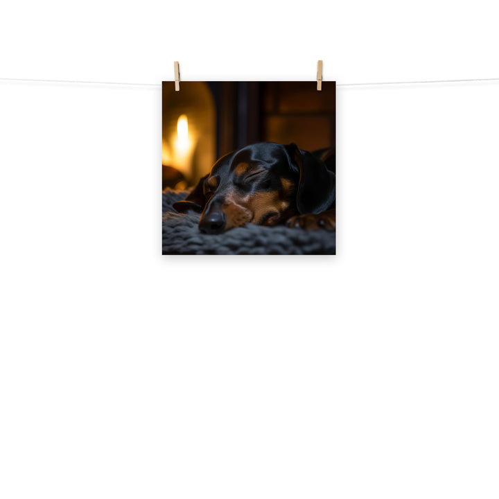 Dachshund Photo paper poster - PosterfyAI.com