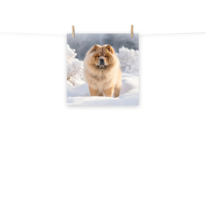 Chow Chow Photo paper poster - PosterfyAI.com
