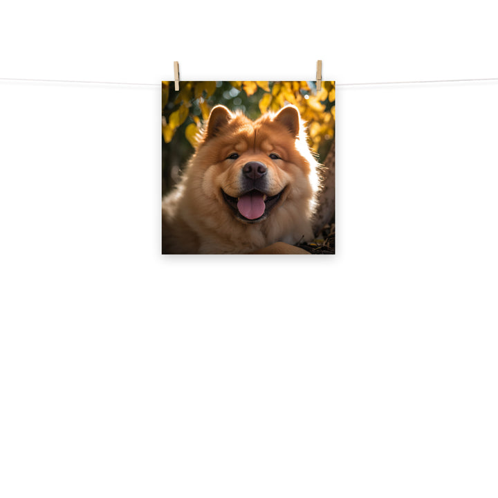 Chow Chow Photo paper poster - PosterfyAI.com