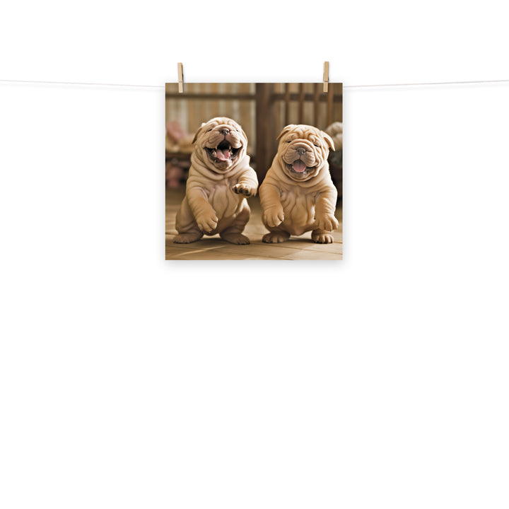 Shar Pei Photo paper poster - PosterfyAI.com