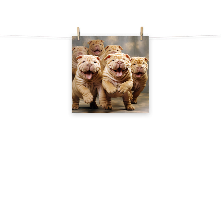 Shar Pei Photo paper poster - PosterfyAI.com