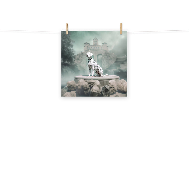 Dalmatian Photo paper poster - PosterfyAI.com