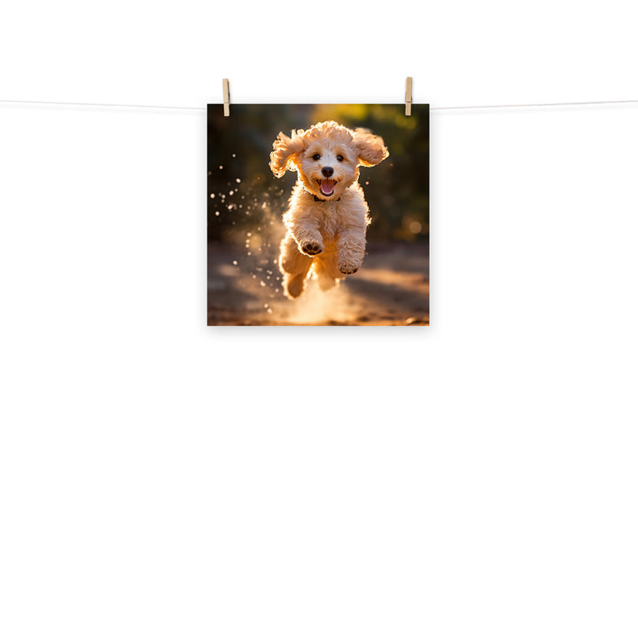 Poodle Photo paper poster - PosterfyAI.com