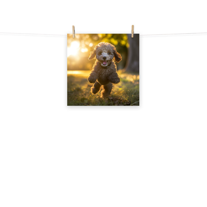 Poodle Photo paper poster - PosterfyAI.com