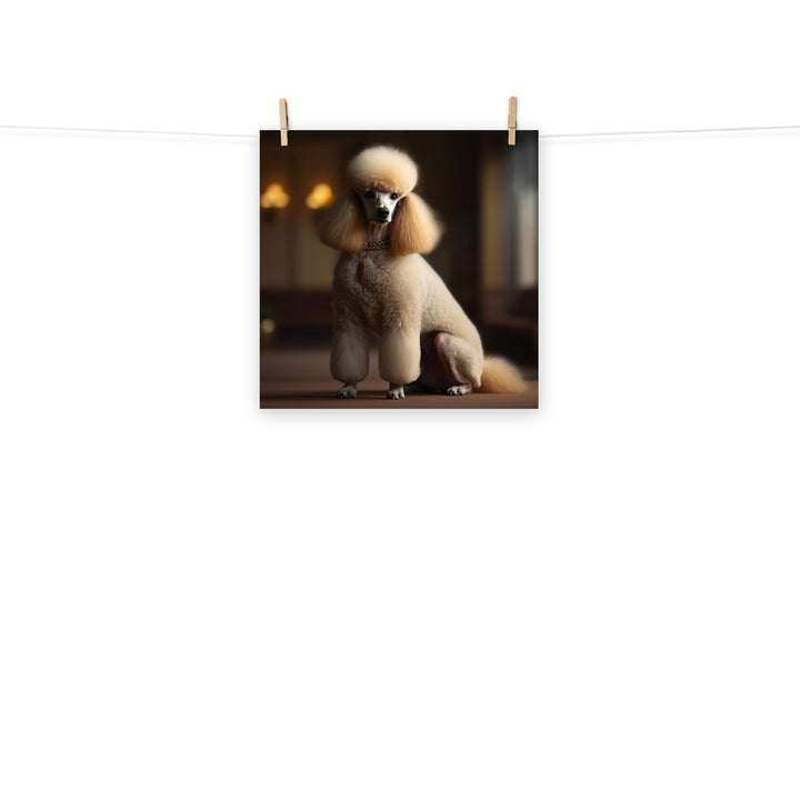 Poodle Photo paper poster - PosterfyAI.com