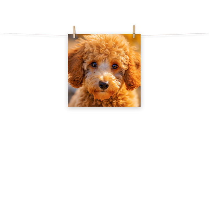 Poodle Photo paper poster - PosterfyAI.com