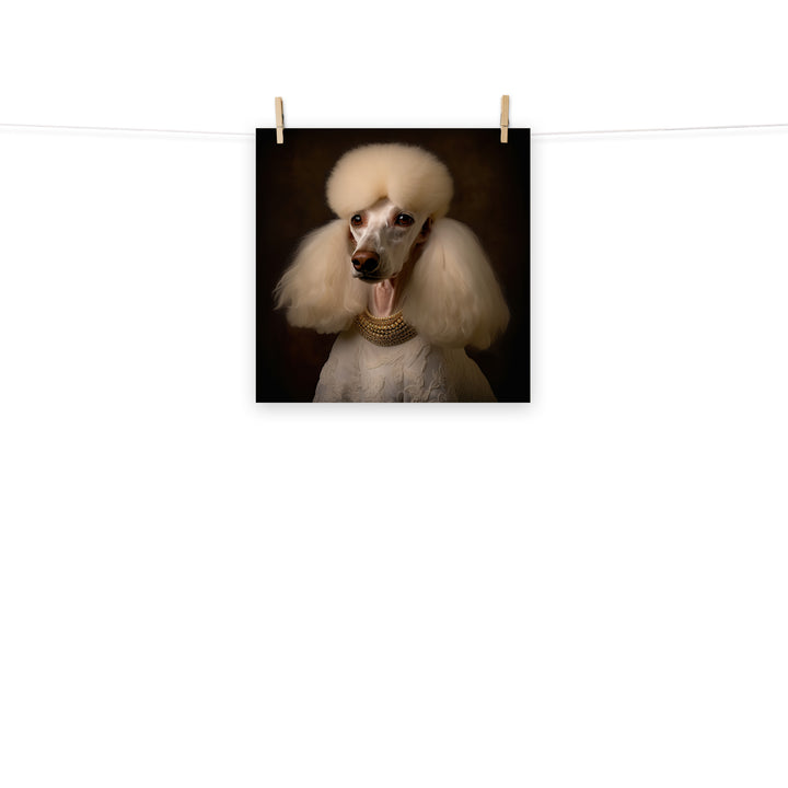 Poodle Photo paper poster - PosterfyAI.com