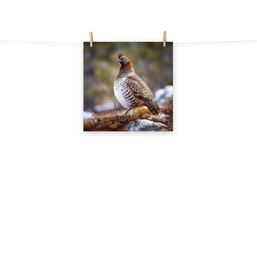 Grouse Photo paper poster - PosterfyAI.com