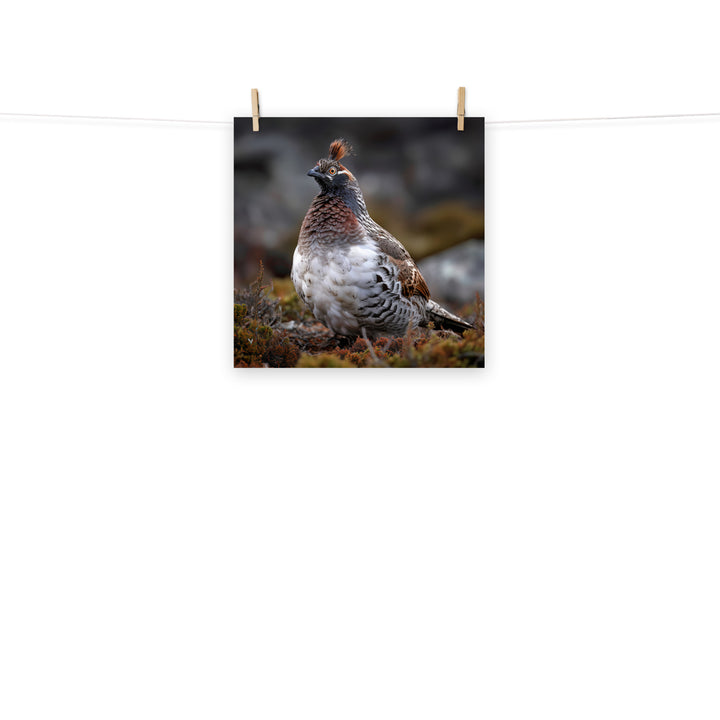 Grouse Photo paper poster - PosterfyAI.com