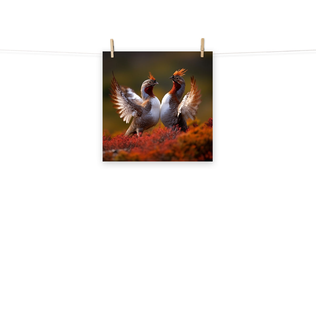 Grouse Photo paper poster - PosterfyAI.com
