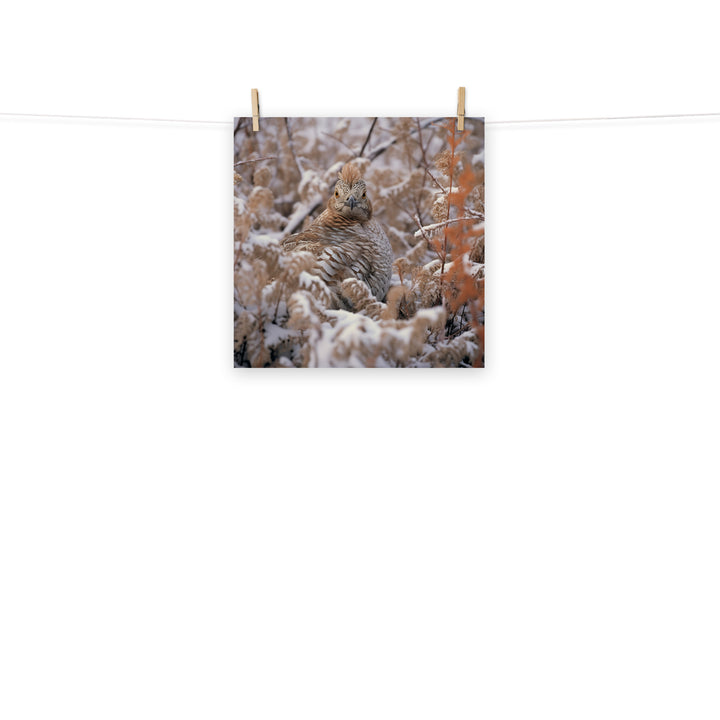 Grouse Photo paper poster - PosterfyAI.com