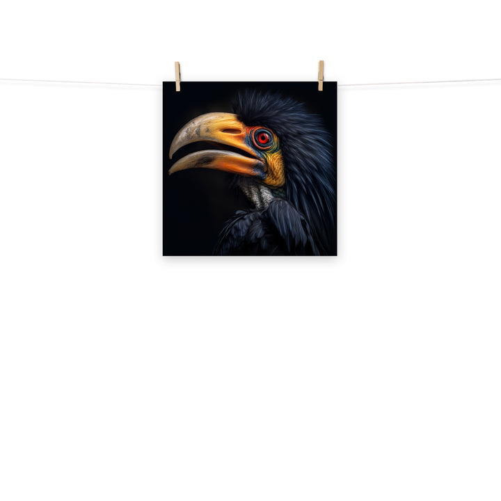Hornbill Photo paper poster - PosterfyAI.com