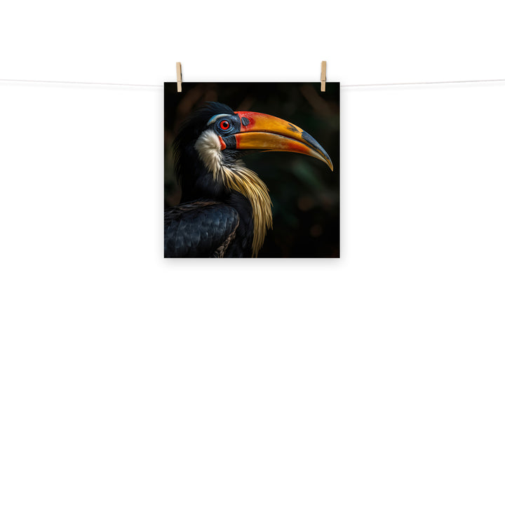 Hornbill Photo paper poster - PosterfyAI.com