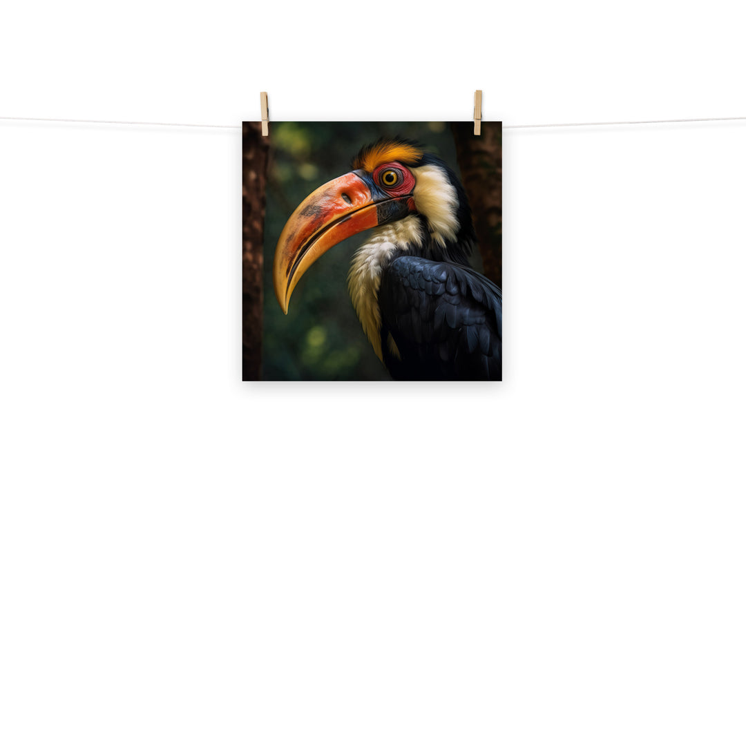 Hornbill Photo paper poster - PosterfyAI.com