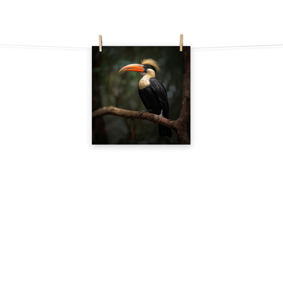 Hornbill Photo paper poster - PosterfyAI.com