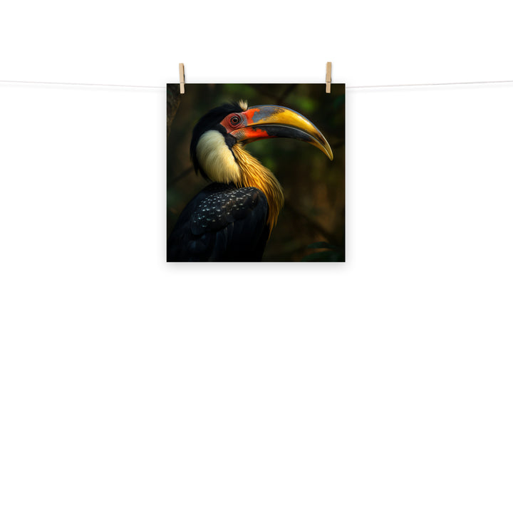 Hornbill Photo paper poster - PosterfyAI.com